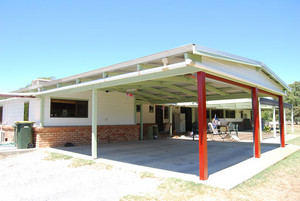 Elton Clay Painting Services Pic 2 - A large veranda painted in the heat of summer phew