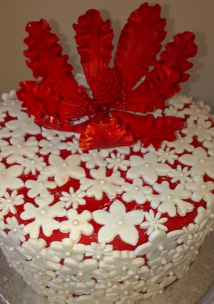 Pamela's Cakes Maitland Pic 5 - A new Modern Style very Popular for Weddings or Birthdays