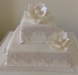 Pamela's Cakes Maitland Pic 3 - The most Beautiful Wedding cake such fine details