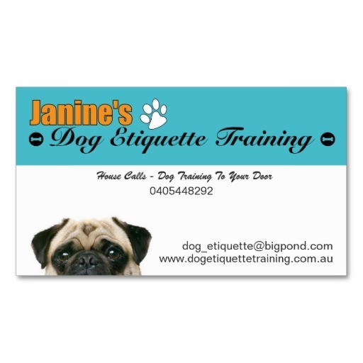 Janine's Dog Etiquette Training Pic 1 - Dog Training and Dog Walking