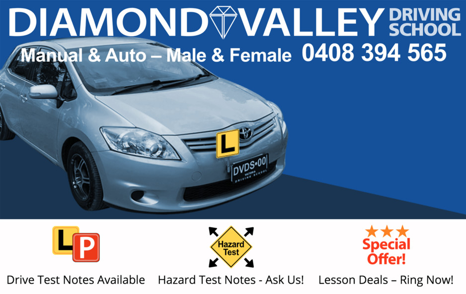 Diamond Valley Driving School Pic 1 - Great teacher and excellent value for my money