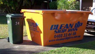 Clean Up Skip Bins Pic 1 - Clean Up Skip Bins 4 cubic metre Bin