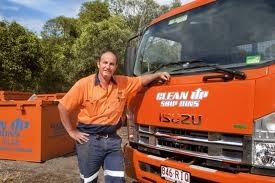 Clean Up Skip Bins Pic 4 - Clean Up Skip Bins Truck with Brett