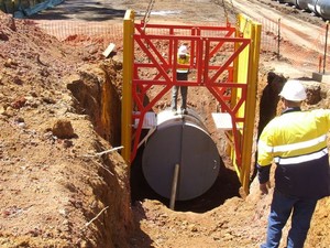 Lite Industries Pic 5 - Trench Shoring with High Clear Posts