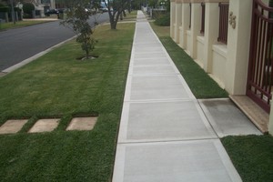 Sydney Concrete Driveway Pic 2 - plain concrete pathway