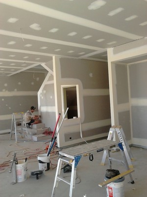 Plasterboard City Qld Pic 2 - Top coating walls celings