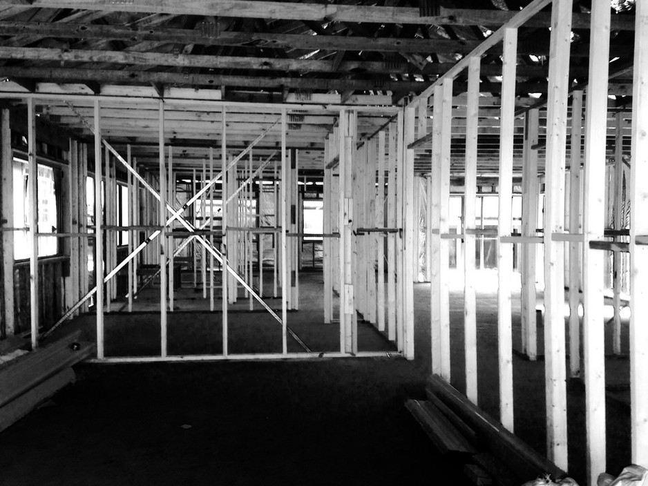 Brisbane Plaster Pic 1 - House frame before gyprock instalation