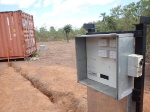 DangerZone Electrical Pic 4 - Rural Subboard with changeover switch for generator power Bynoe Haven