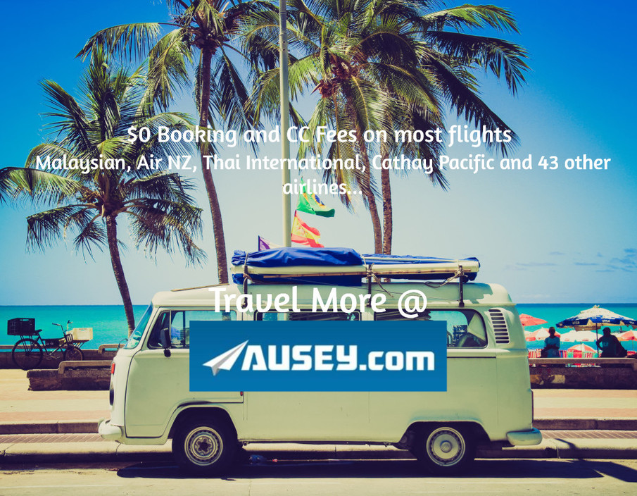 Ausey.com Pic 1 - No booking fees on most flights at auseycom