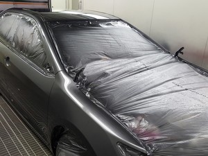 Platypus Creek Collision Repair Pic 3 - Hail Damaged Toyota Camry Hybrid Respray