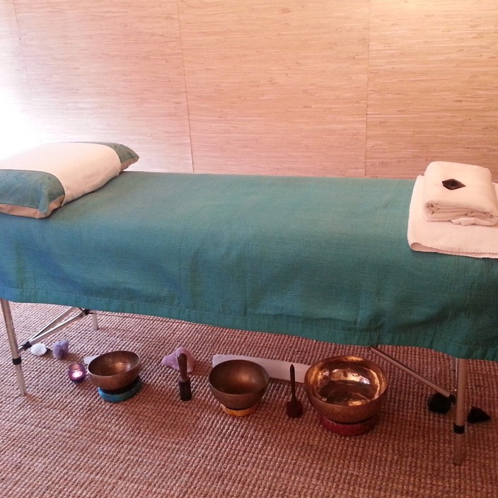 Seek Balance Pic 1 - Healing Space sessions often include a sound healing component