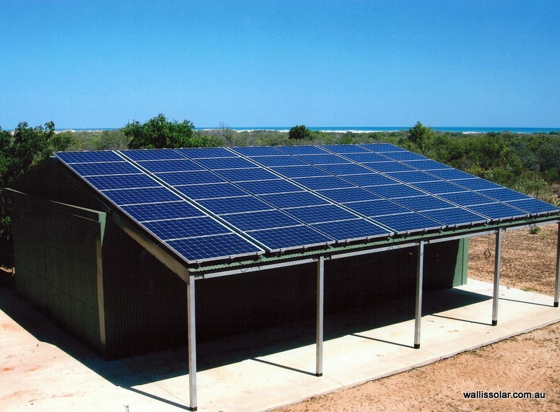 Wallis Solar & Electrical Pic 1 - Offgrid solar power system Broome