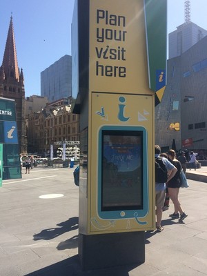 Metromatics Pic 3 - Federation Square Outdoor LCD Digital Signage with Touchscreen