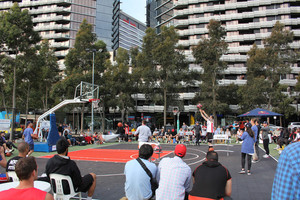 MSF Sports Pic 4 - MSF Sports court at Red Bull Reign 3x3 Australian Finals in Melbourne