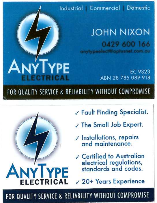 AnyType Electrical Pic 1 - Fault Finding Specialists