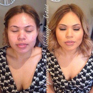 Stephanie J - Makeup Artist Pic 3 - A gorgeous before and after