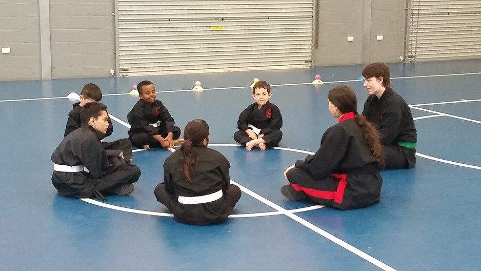 Phoenix Arts Martial Arts Pic 1 - We give the children a chance to share their day before we start class