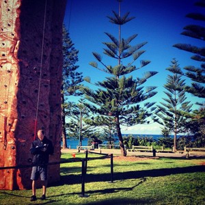 Mobile Rock Climbing Sydney - Base Zero Pic 5 - Beautiful backdrop