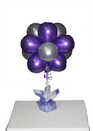 Inflated Designs Pic 5 - Topiary Tree 1000 56cm or 76cm high table centrepiece Choice of two colours or multi coloured see balloon colour chart on website