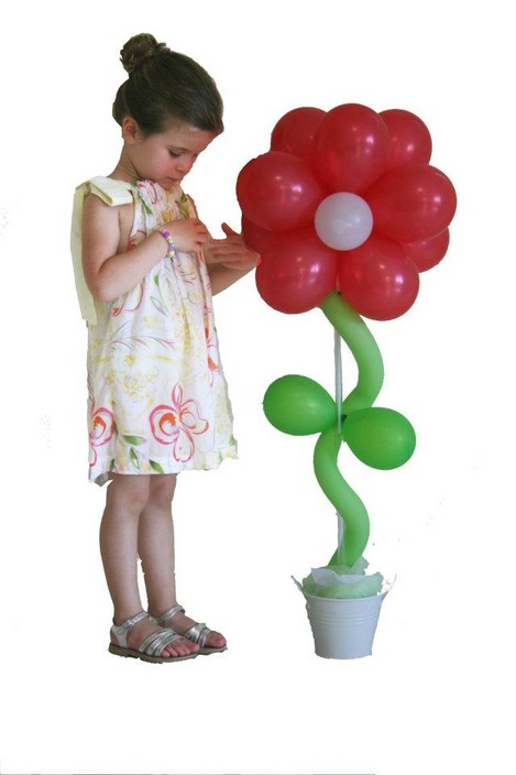 Inflated Designs Pic 1 - Flower Pots 1500 ea 86cm high Available in red white pink purple and yellow