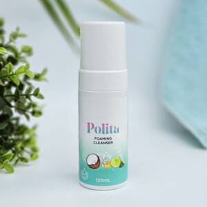 Polita Skincare Pic 5 - Polita Foaming Cleanser part of the Polita Skincare collection suitable for all ages and skin types