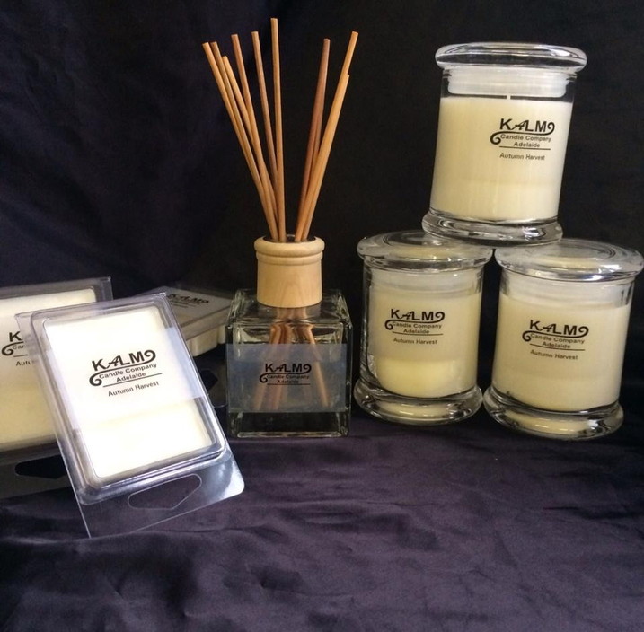 Kalm Candle Company Adelaide Pic 1 - Melts 6 Reed Diffusers 25 Medium Jars 17