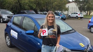 Bluebird Driving School Pic 3 - Jess passed her ps test using our modern toyota yaris