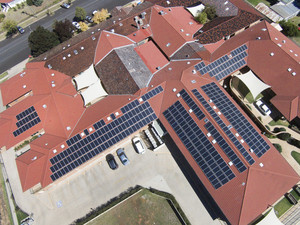 Solar Pumping Solutions Pic 2 - 88kW Commercial Solar installation Pioneer House Mudgee NSW