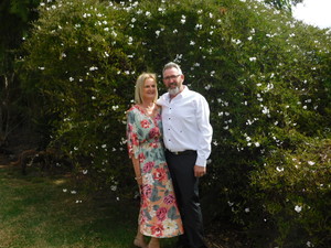 Patricia Jamieson Pic 2 - Congratulations Annette and Neil they chose the Kitchen Table wedding ceremony and then had photos taken in my garden It was perfect