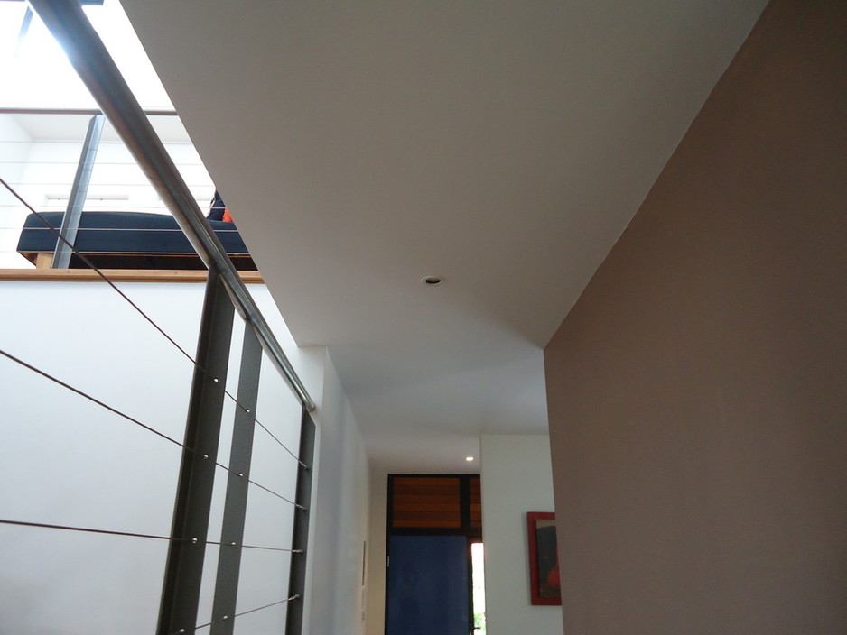 MJ's Plastering Pic 1 - Repaired water damaged ceiling including painting