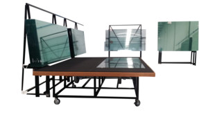 Professional Industry Diamond Pic 4 - Glass Cutting Tables with Free Fall Racking System