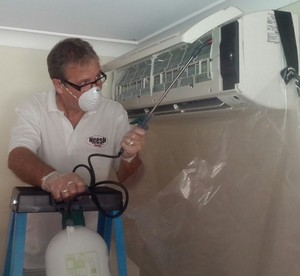 Neesh Air Con Cleaning Services Pic 3 - We use people friendly biodegradable chemicals