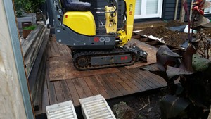 Geelong Mini Excavators Pic 5 - Light enough for patios