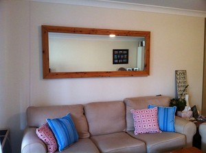 Oliver Interiors Pic 3 - Recycled timber mirror