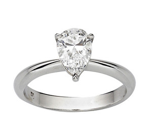 Australian Diamond Brokers Pic 5 - Pear shaped diamond engagement ring