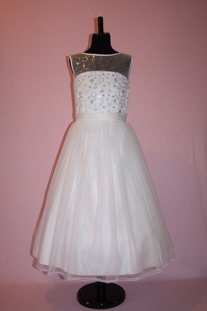 Silk n Satin Communion Dresses Pic 5 - Gorgeous White Lace and Tulle First Communion Dress Style SilknSatinDaisy110