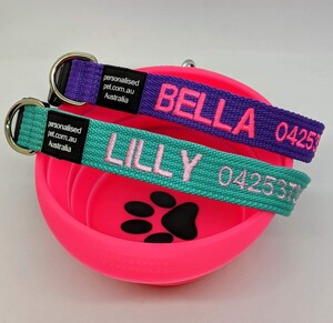 Personalised Pet Collars Pic 3 - Awesome Colour Combinations