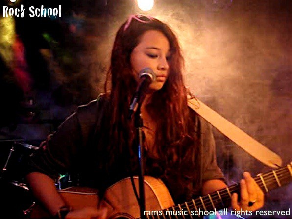 Guitar Lessons Gold Coast QLD.Com with Ram Sefer Pic 1 - Lily singer songwriter School Concert GuitarlessonsGoldCoasttQLDcom