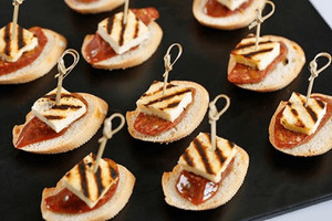 Nosh Catering Pic 4 - Chorizo and Haloumi Pinchos