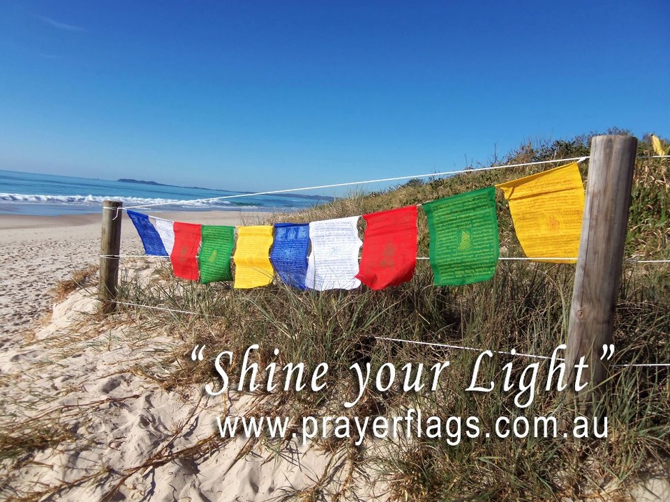 Rainbow Gypsy La La Online Wholistic Gifts Pic 1 - wwwprayerflagscomau Shine Your Light