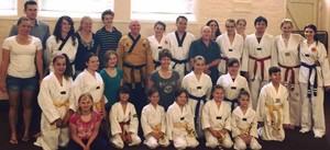 Bendigo Taekwondo Pic 2 - Members at the club breakup Dec 2015