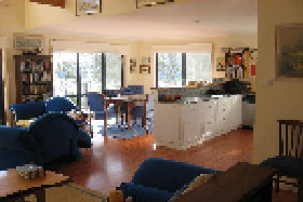 Wainui B & B Pic 1 - Wainui lounge dining kitchen area