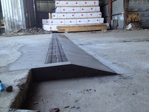 Mercury Plumbing Pty Ltd Pic 4 - Finished Grated Drain and ramp detail