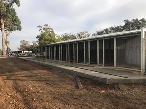 Indpendent Welding and Construction Pic 2 - Onsite dog pen fabrication