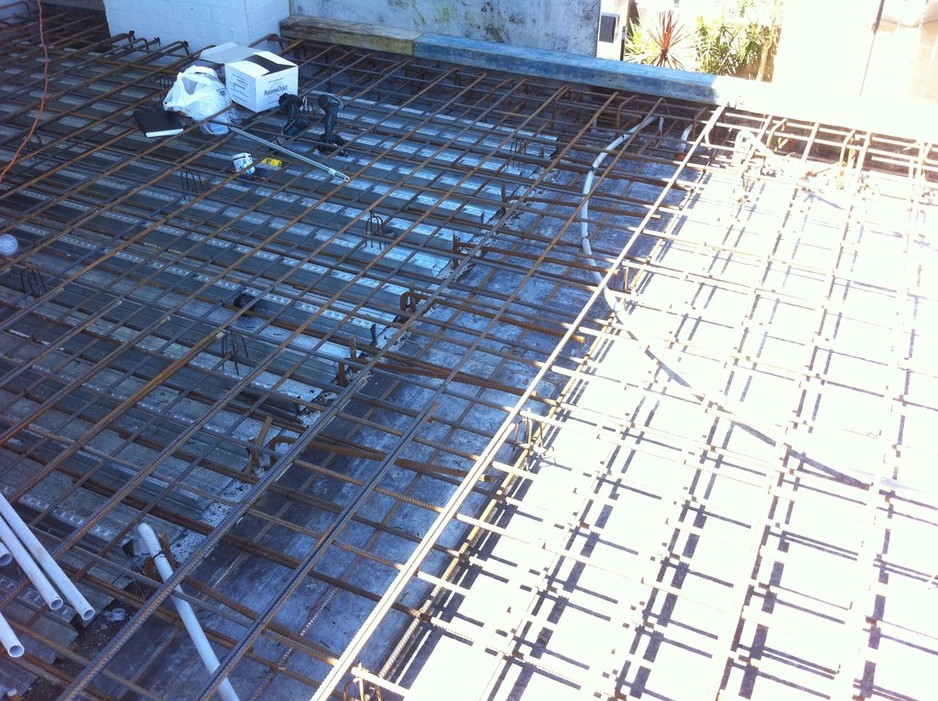 J Spark Electrical Pic 1 - Conduit work on a deck