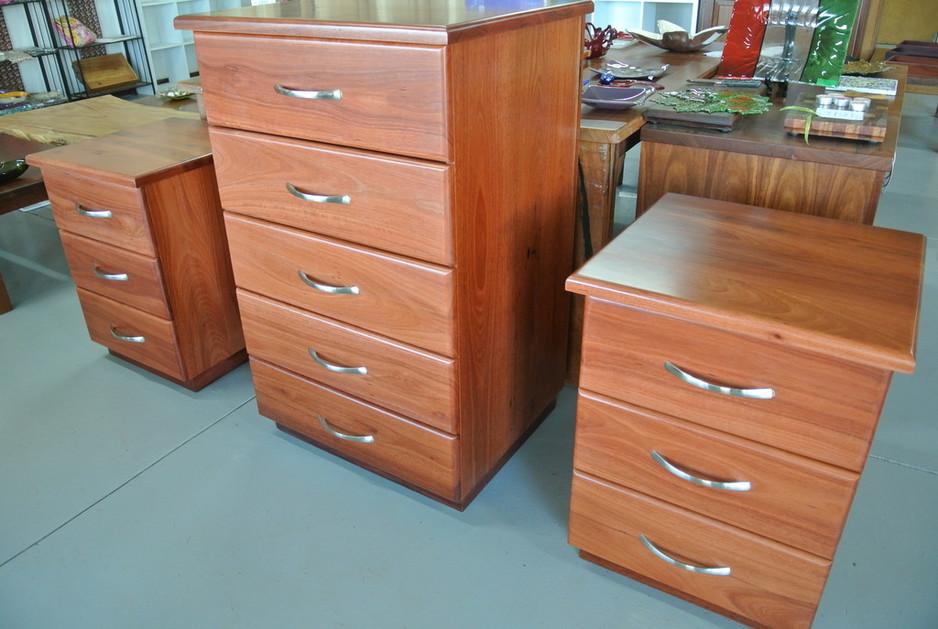 Arcadian Concepts Pic 1 - Jarrah Tallboy Bedsides