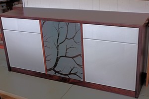 Arcadian Concepts Pic 4 - Jarrah willow buffet wine rack