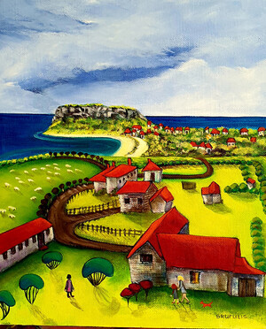 Beverley Skurulis Gallery Pic 4 - Stanley Tasmania Acrylic on Canvas