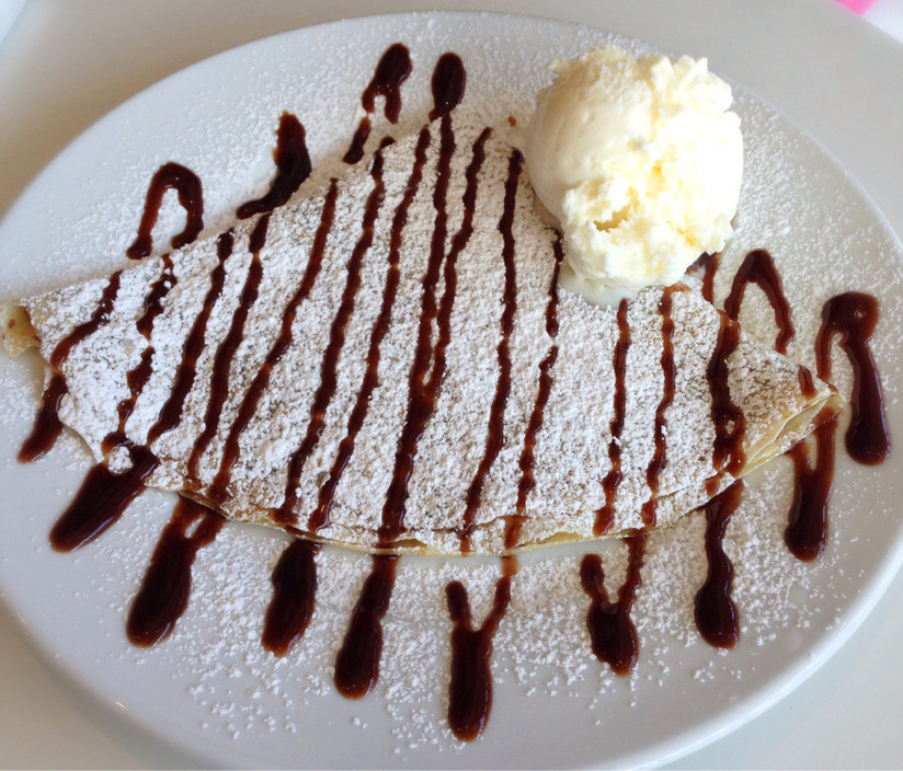 Cones Icecream Pic 1 - Nutella crepe