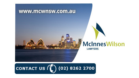 McInnes Wilson Lawyers - NSW Pic 1 - McInnes Wilson Lawyers Working in Commercial Dispute Resolution Administrative Law Estate Law Workplace Relations Insurance Litigation Statutory Claims and other areas